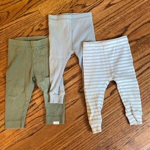 Bundle of Quincy Mae etc leggings 6-12 months